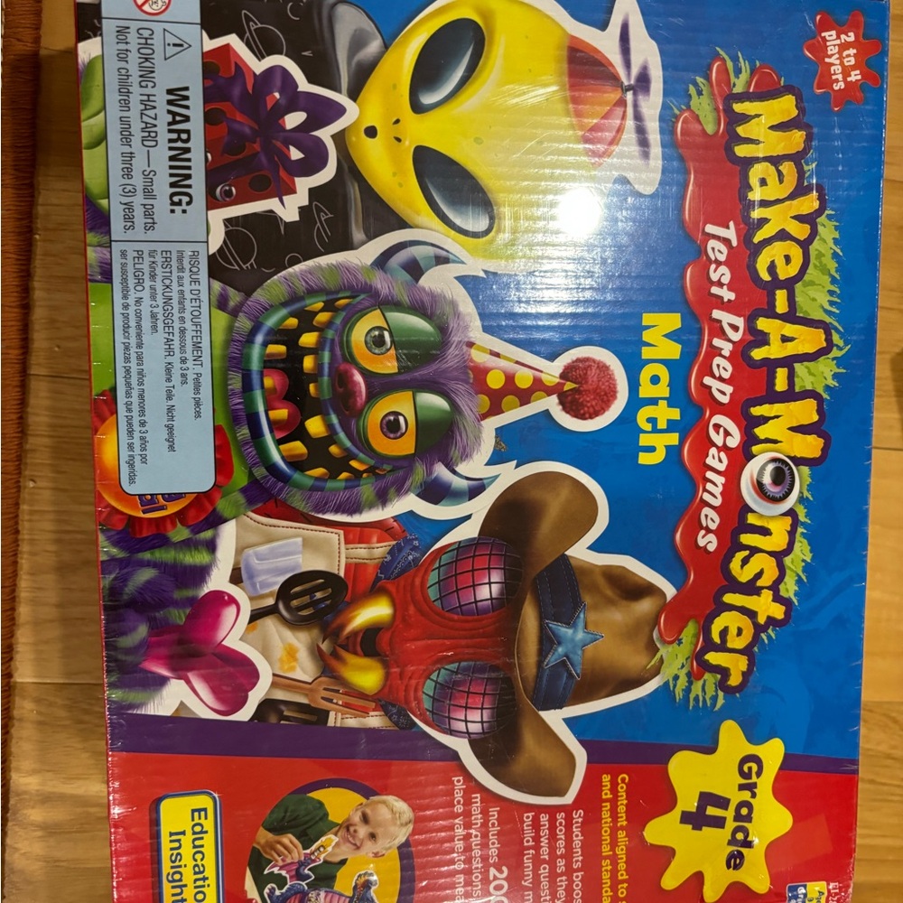 Make-A-Monster Test Prep Games - Grade 4